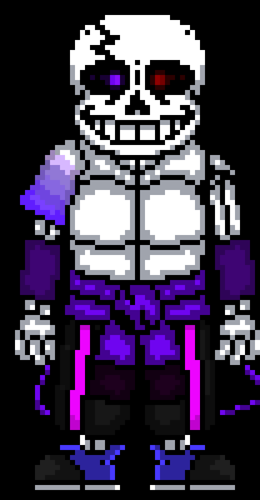 Purple Sans Sprite sheet