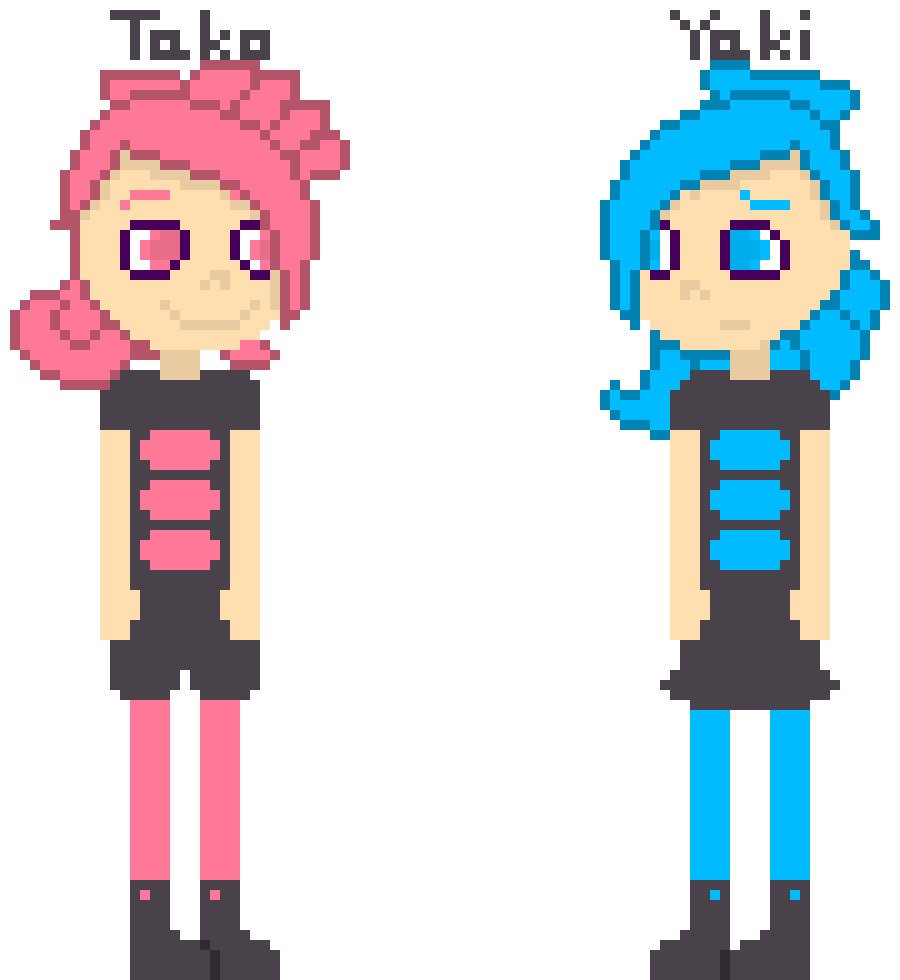 [9664c4] Octoling sisters Tako and Yaki