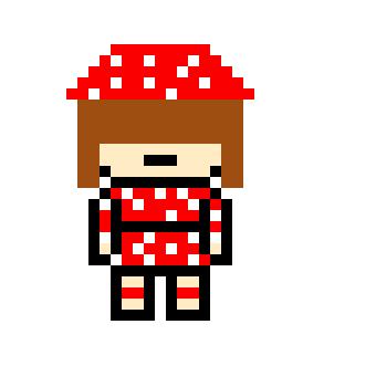 [09c9ab] danganronpa pixel kinoko
