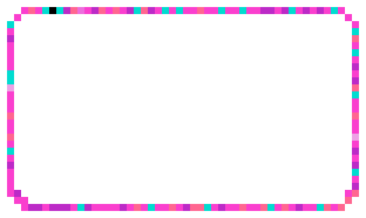 [f31f76] 16x9 pixelated border