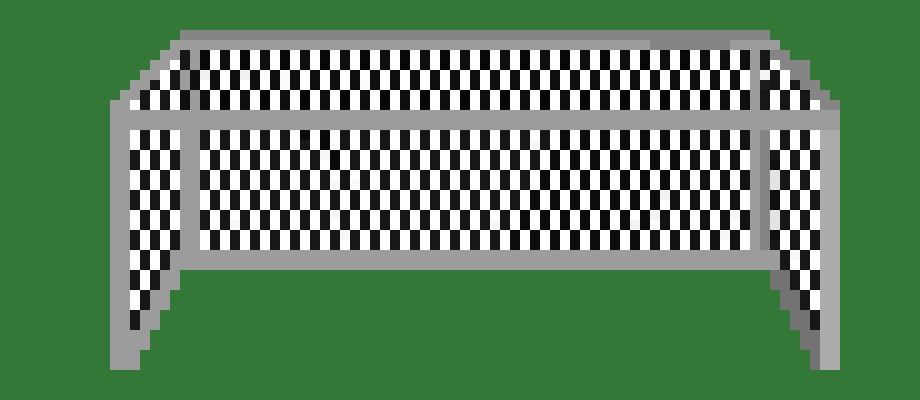 [9664c4] pixel soccer goal