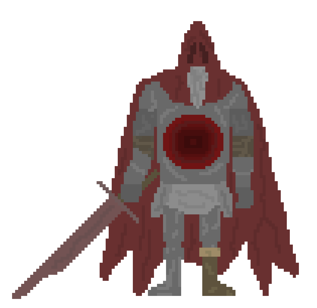 [9664c4] Dark Souls 3: Slave Knight Gael Pixel Art