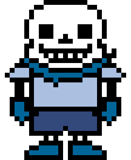 Underswap Sans Overworld Sprite [King Squid Edit]