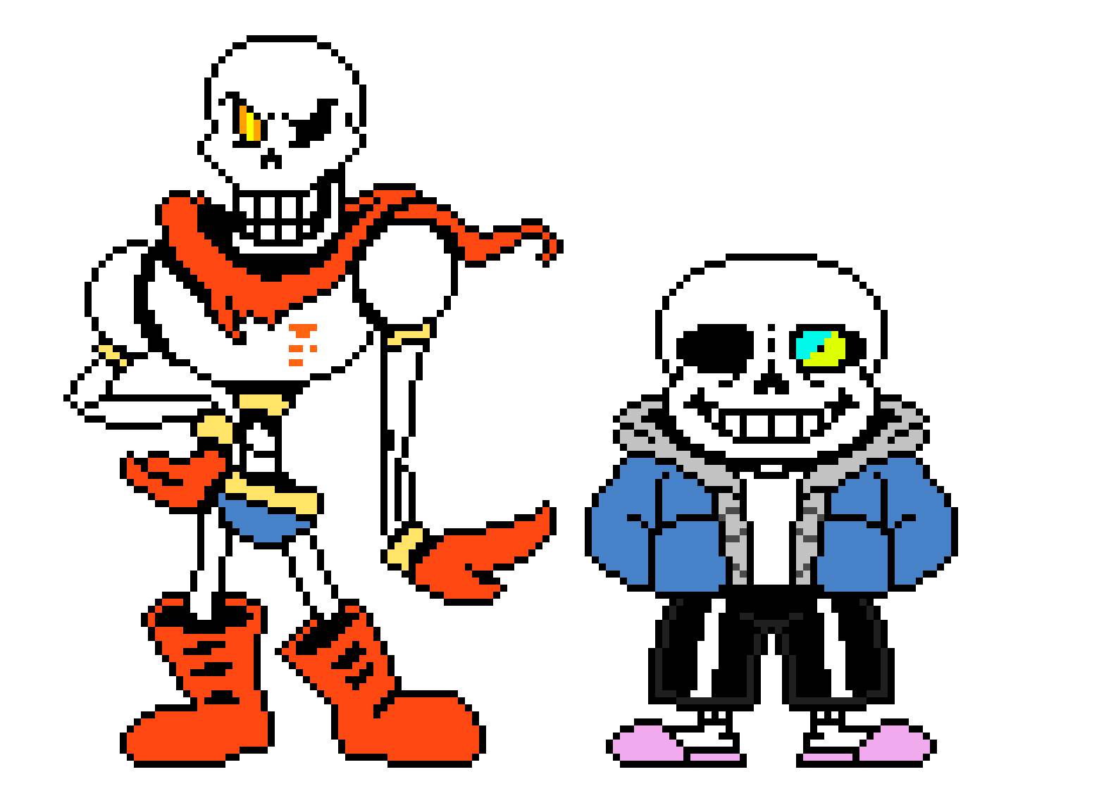  Sans and Papyrus Bad Time [Sans is pogging Edit]