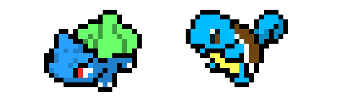 [b1ead8] Squirtle and Bulbasuar 