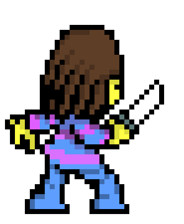 [9664c4] Frisk (Battle Stance)