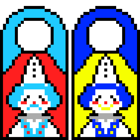 [35c51e] Clown Door Hangers