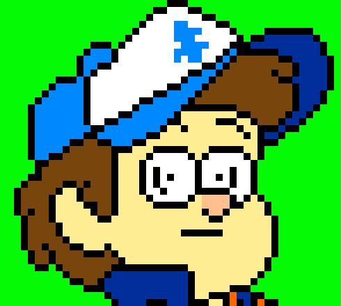 [48193a] Mabel yellow haired robot!-Bx