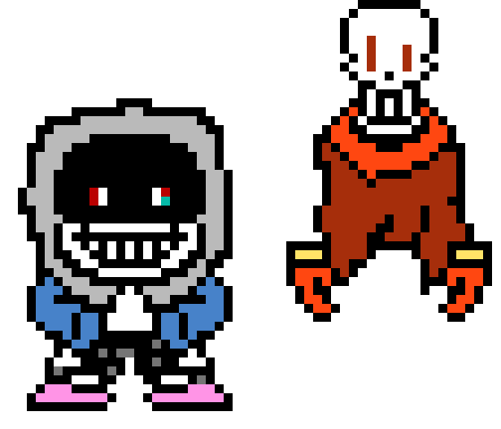 [1592d9] dusttale sans and papyrus