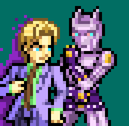 [c6b63d] My name is Yoshikage Kira. I'm 33 years old. My house is in the northeast section of Morioh, where all the villas are, and I am not married. I work as an employee for the Kame Yu department stores, and I get home every day by 8 PM at the latest. I don't smoke, but I occasionally drink. I'm in bed by 11 PM, and make sure I get eight hours of sleep, no matter what. After having a glass of warm milk and doing about twenty minutes of stretches before going to bed, I usually have no problems sleeping until morning. Just like a baby, I wake up without any fatigue or stress in the morning. I was told there were no issues at my last check-up. I'm trying to explain that I'm a person who wishes to live a very quiet life. I take care not to trouble myself with any enemies, like winning and losing, that would cause me to lose sleep at night. That is how I deal with society, and I know that is what brings me happiness. Although, if I were to fight I wouldn't lose to anyone.