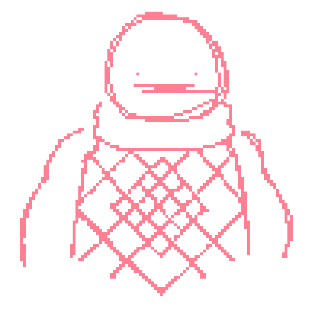 [8048ed] somehow i have to do something with the sweater yknow. anyways whatever animal head to i put on this. i'm looking for ones i haven't done before i think