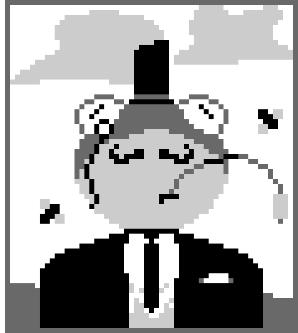 [05bc77] Israel's black and wight pixel thing 