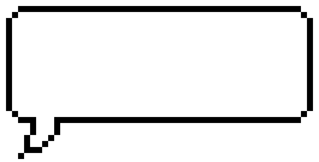[df6913] ok pixel speech bubble