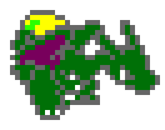  Green Charizard Sprite