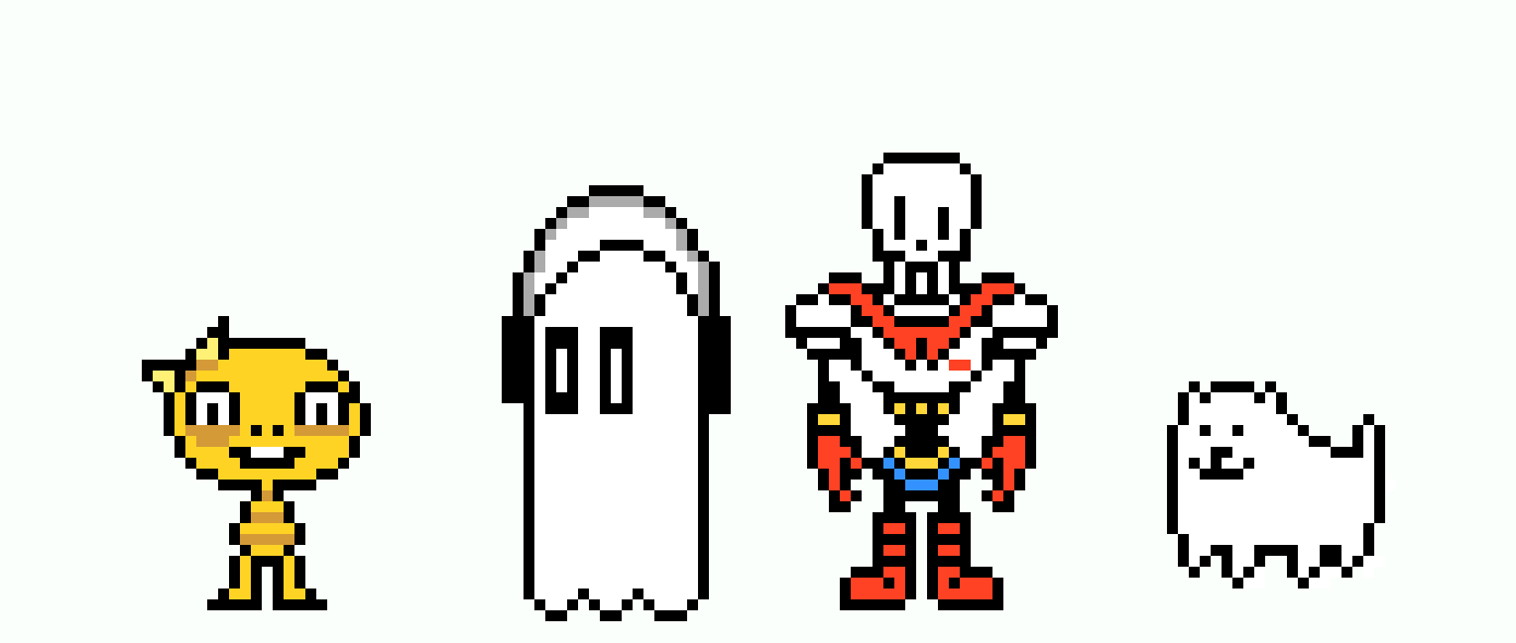 [9664c4] undertale characters part 2 (re-upload) :(