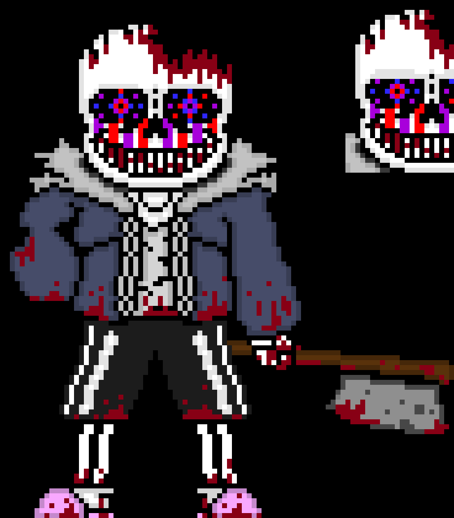 imagine my sans in phase six, ignore the corner, thats just emotions- amongus man