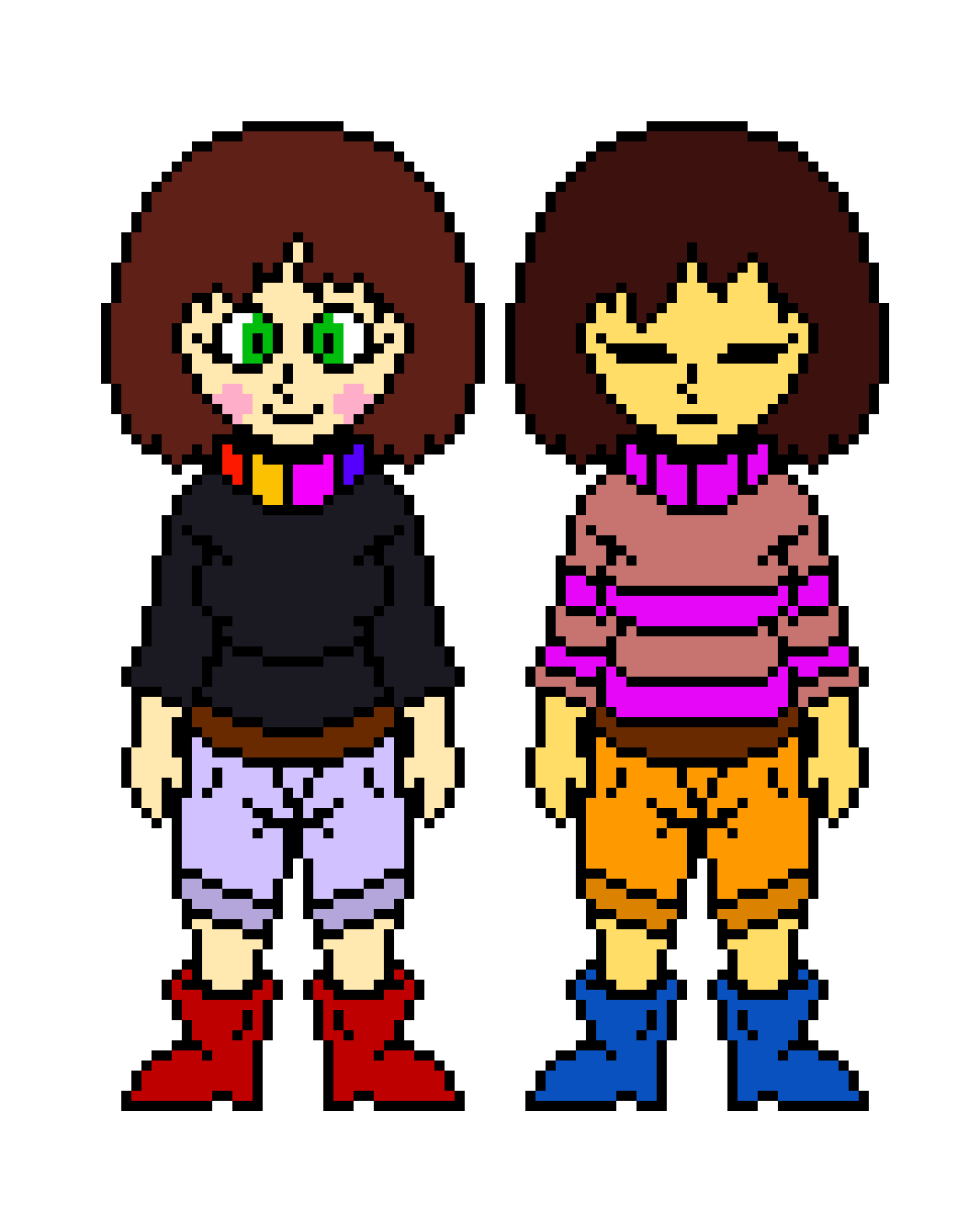 [993fcc] What If DBZ And Undertale Took Place In The Same World Chara And Frisk Causal 