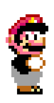 [9664c4] 16-Bit Mario wedding- looking at screen