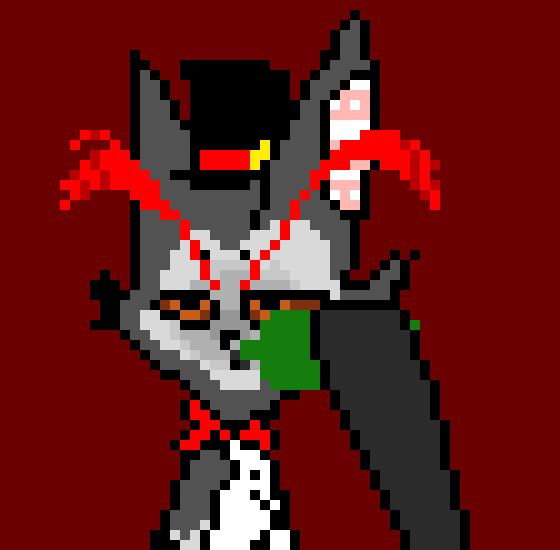 [ae61c8] -Fiddles with a card, and does magic tricks-