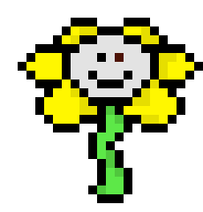 Lock Tale Flowey Sprite (Overworld)
