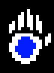 [54b5be] Gaster Hand (blue)