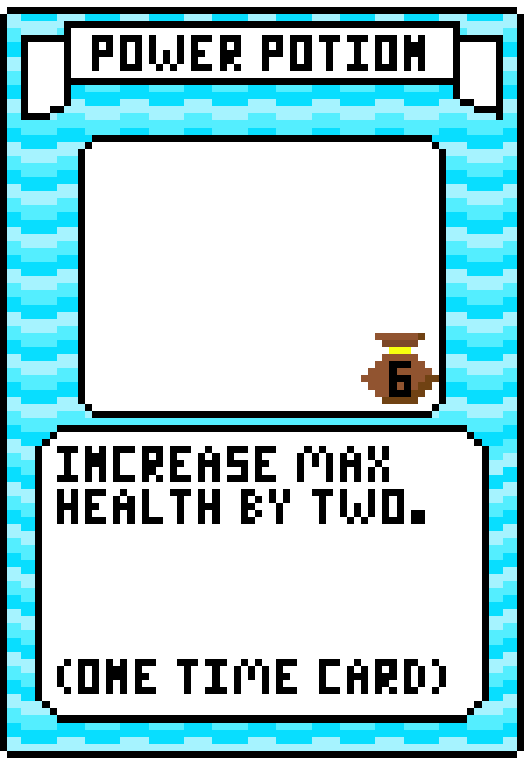 Ice Power Potion Card