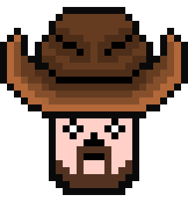 [9664c4] cowboy head
