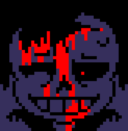 [7ce906] *(He'd put a piece of candy near his skull.) -HorrorTale Sans