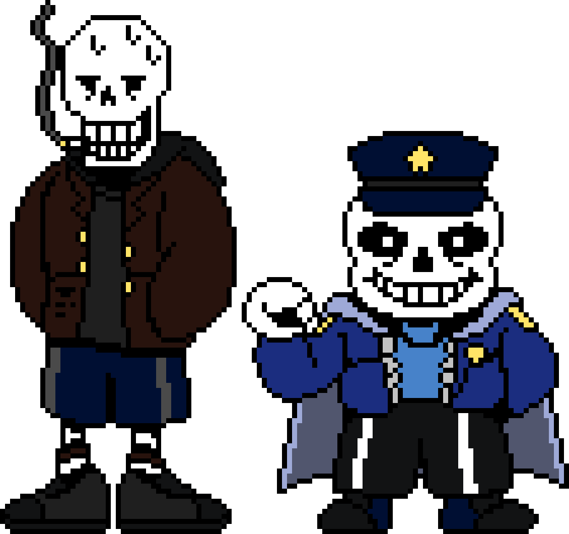 [76237e] Fallen History Sans and Papyrus. ( PeterPlay19 Version. )