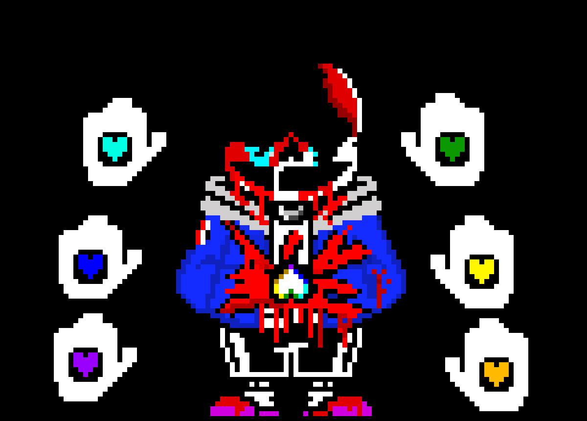 [d19e64] undertale last hope phase 9 with out shading