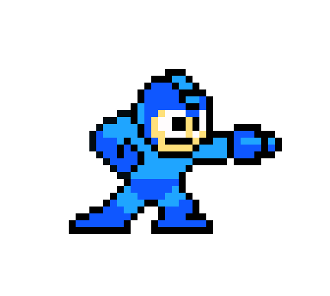 [9664c4] Mega Man pixel 1987
