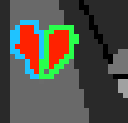 [904ba9] green glows it's says she brave