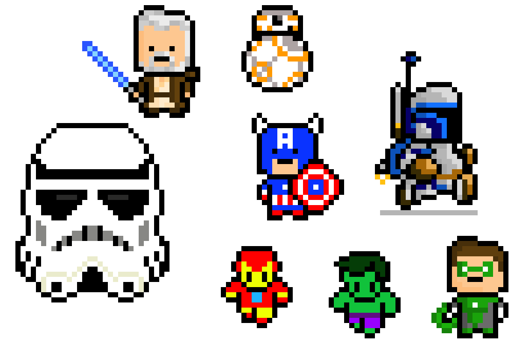[9664c4] Star Wars & Superheroes
