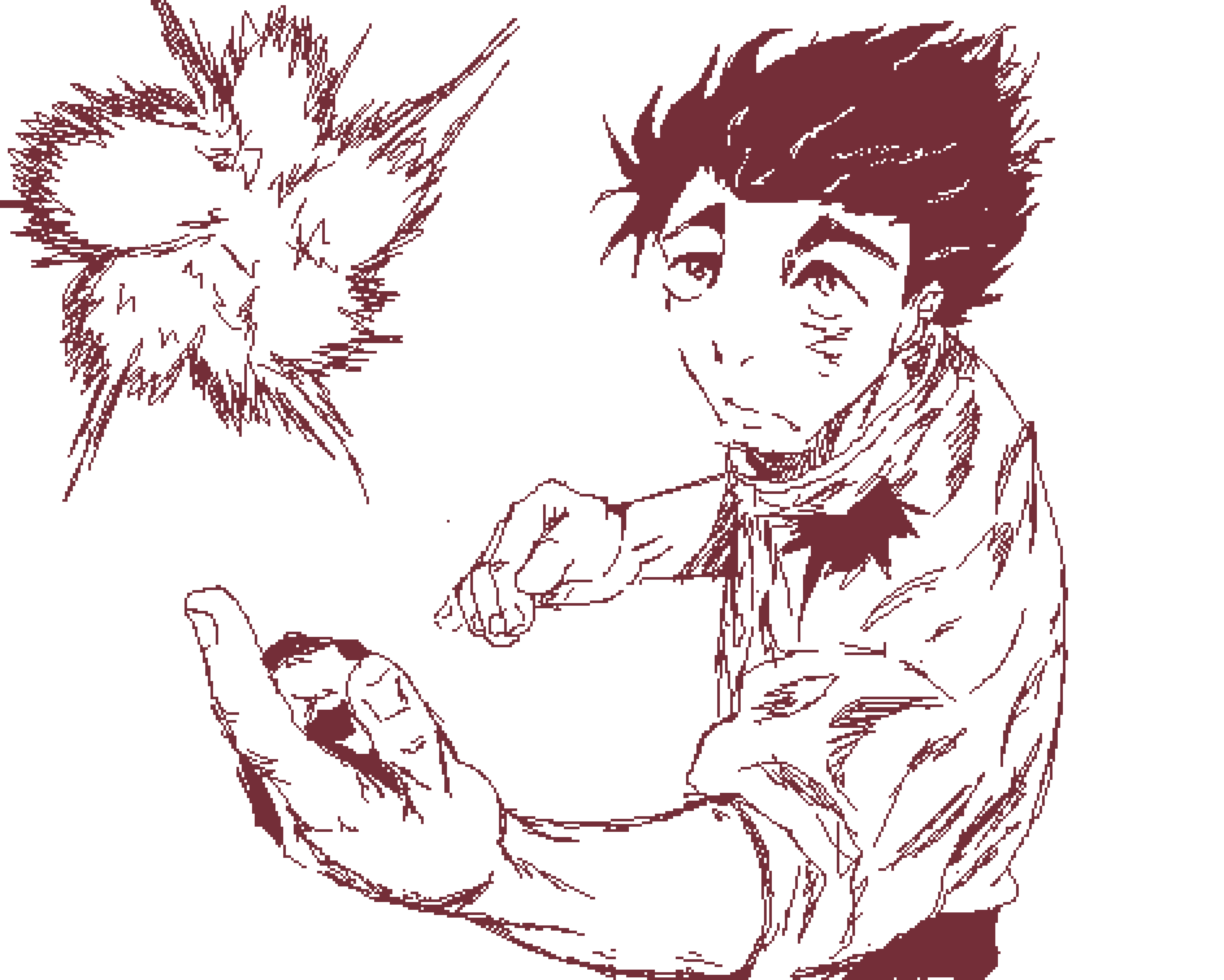 isolation is very boring so I drew in your style