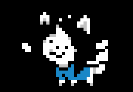 [a66b6f] Undertale - Temmie Overworld Sprite