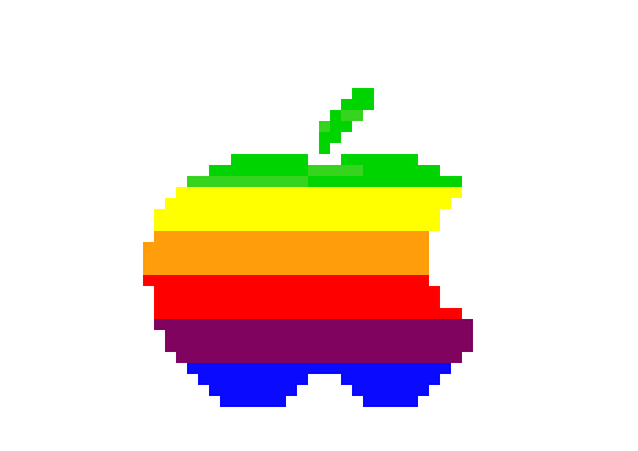 [9664c4] old apple logo