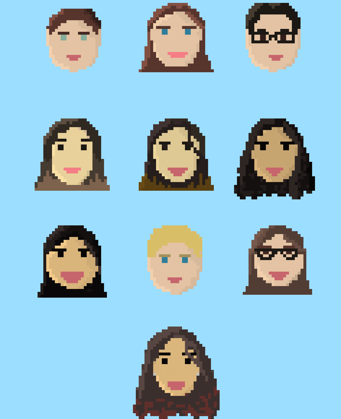 [3a1421] 8 bit video game characters