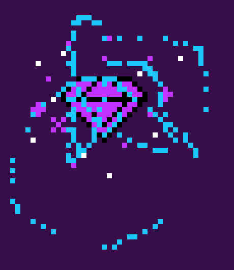 [9664c4] water on sparkly diamond