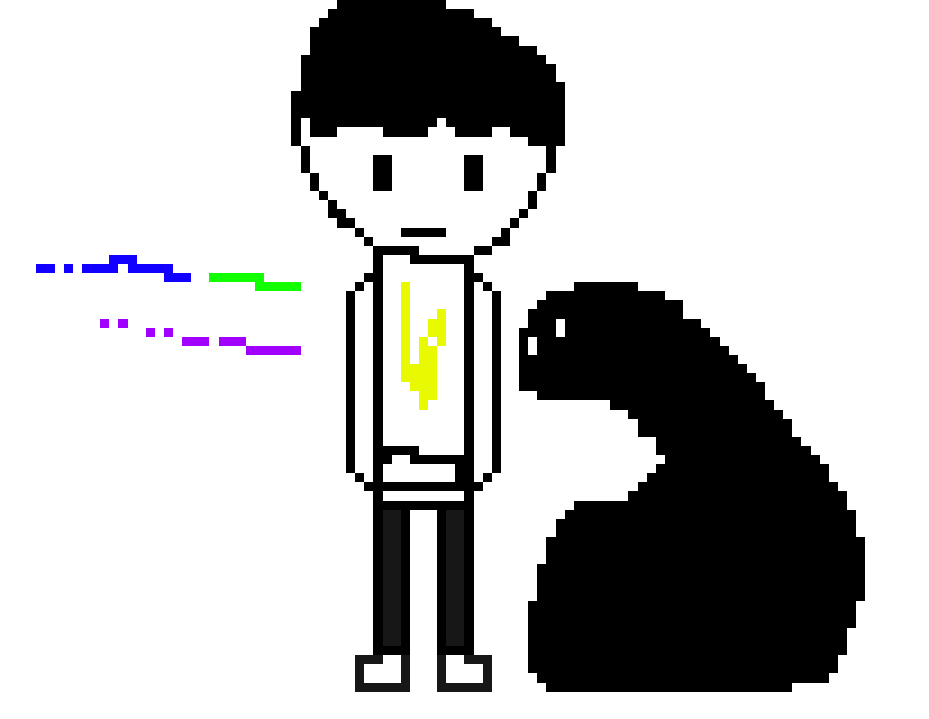 *paints some of the shirt yellow* That`s a banana -Anauxieus