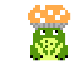 [bdbbc9] mushroom frog