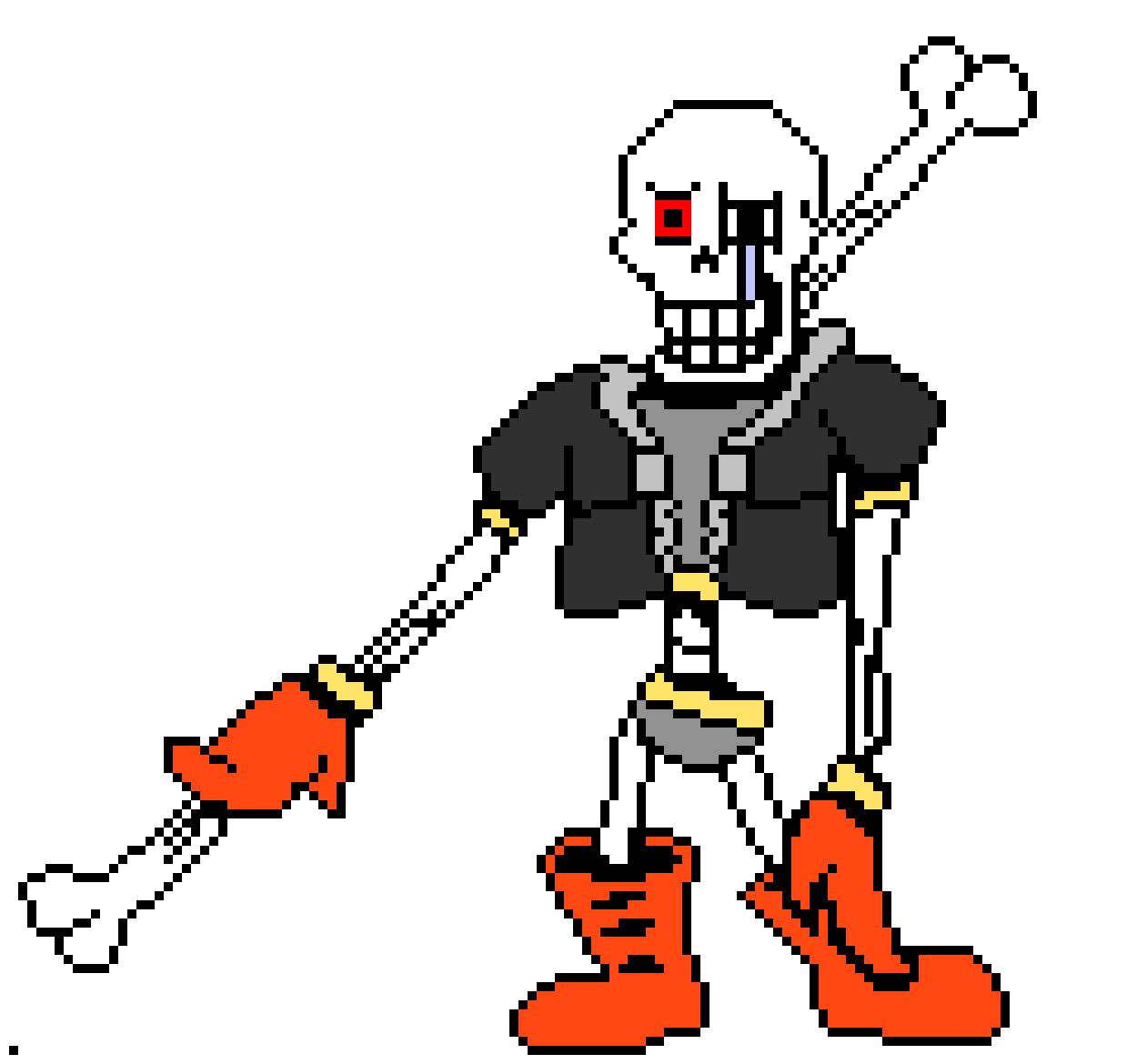 [7e48e2] Disbelief Papyrus Phase 1 Battle Sprite.
