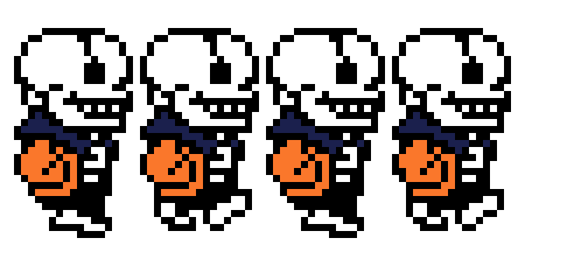 [9664c4] UnderShrike! - Sans Walking Sprite Sheet