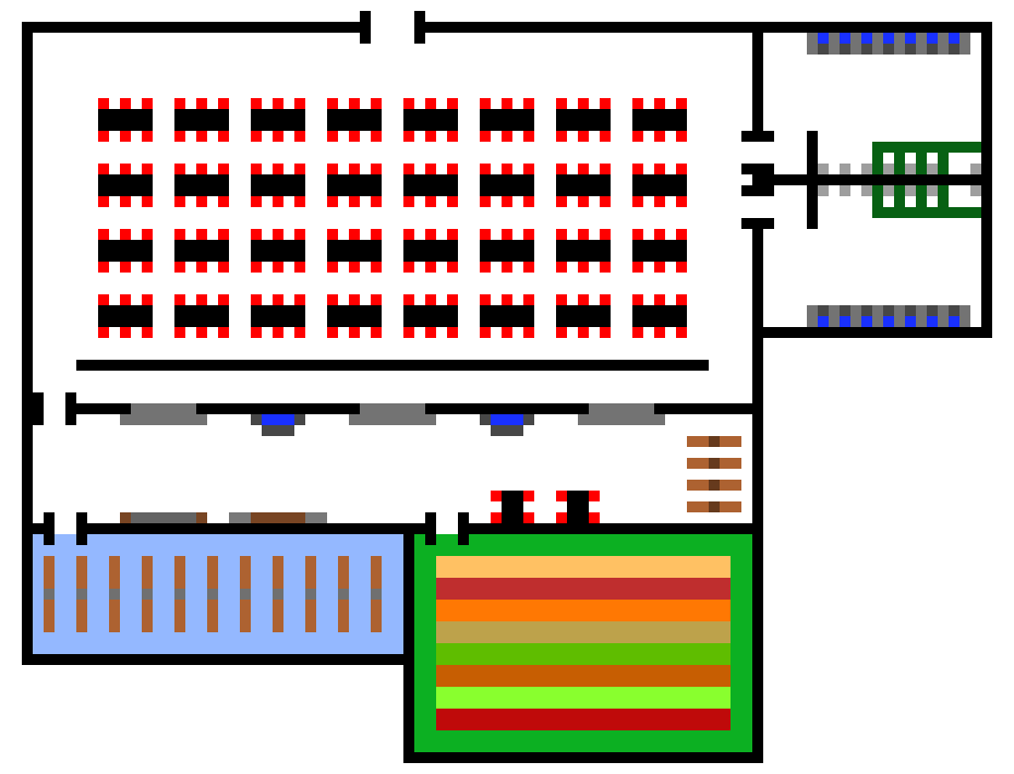 [6c969c] Cafeteria/Garden