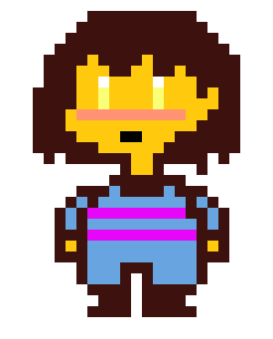 [bcb7cc] TA Undertale Frisk Open Eyes Blush 2