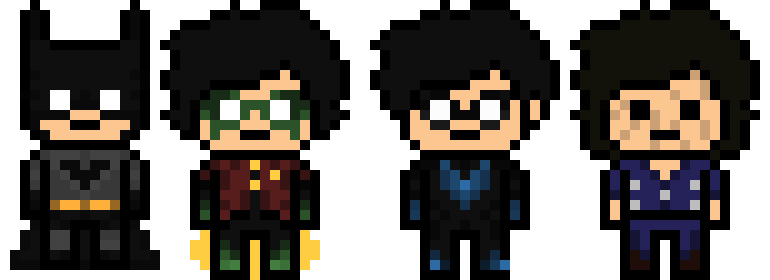 [fec244] danganronpa pixel sprite base