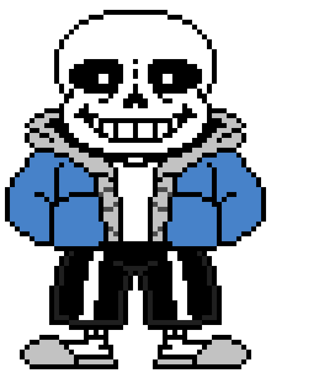 Undertale Sans Battle Sprite.