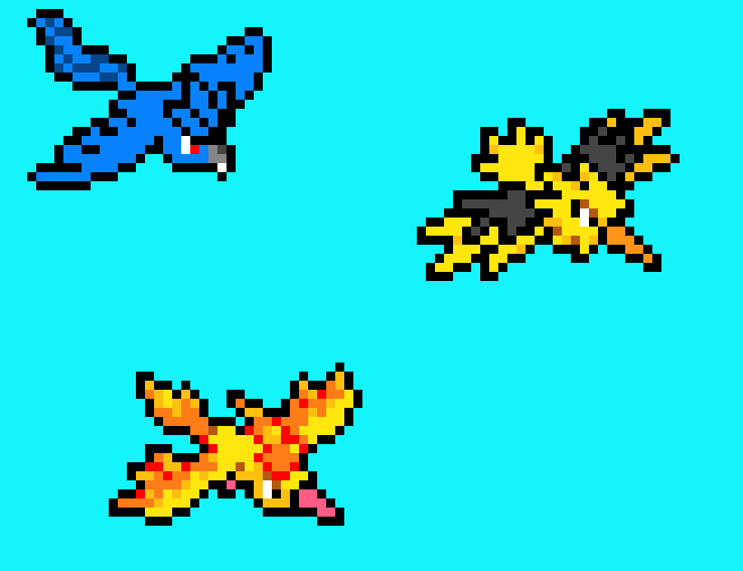 Kanto Bird Trio