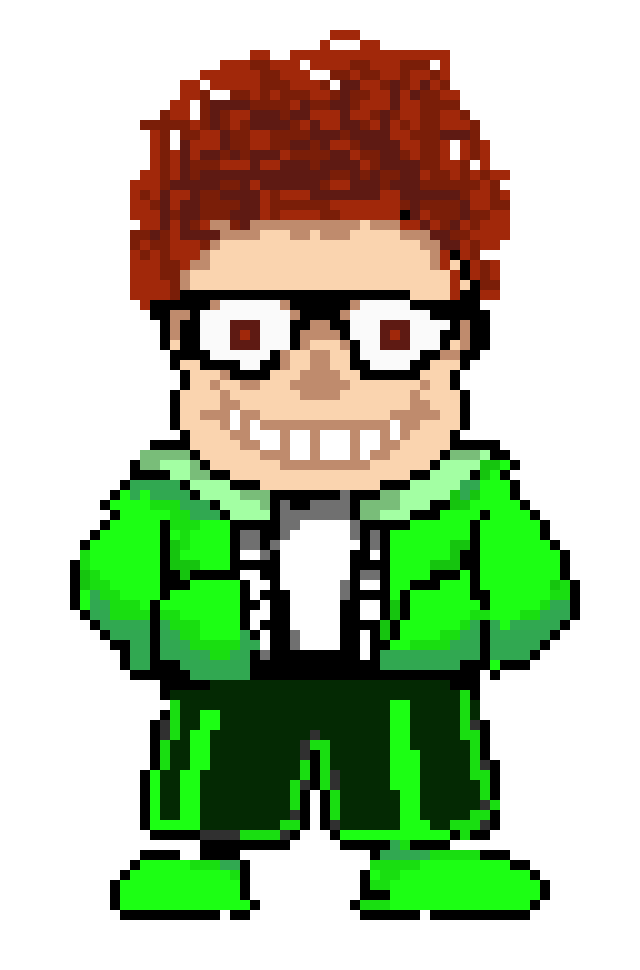 [c4ceac] Remake of my first character pixelart