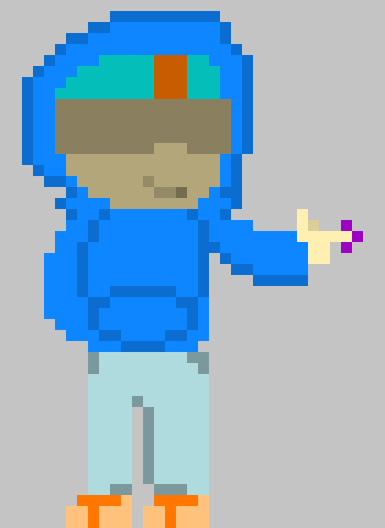 [cc6253] *Fires a single bullet that falls down quickly. It explodes, causing a scene, yet he is nowhere to be found.**