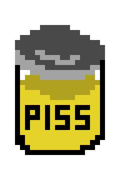 [bfe12a] piss jar 2 (now in black)